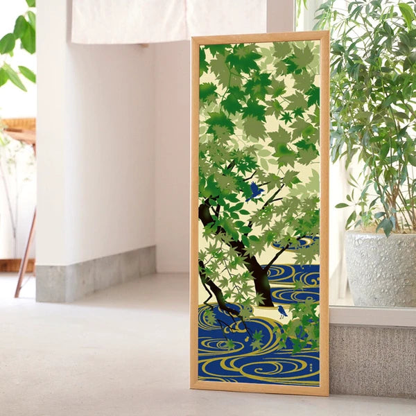 ๐ Essential 'Tenugui' for Every Home! โจWater Pattern & Spring Green