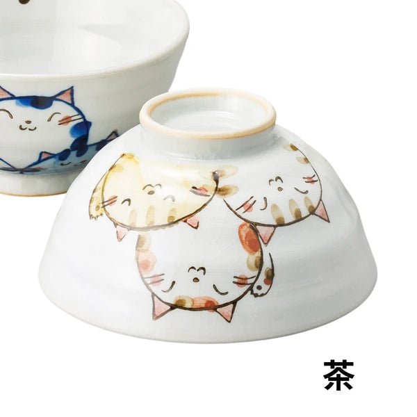 š±šāØ Mino Ware Cat Rice Bowl ā Microwave & Dishwasher Safe