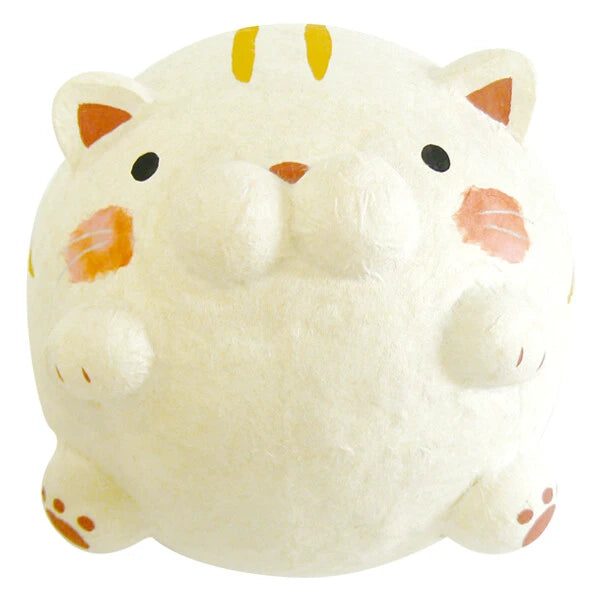 🐱✨ Handmade Washi Japanese Paper Cat Ornament 💛Tiger cat