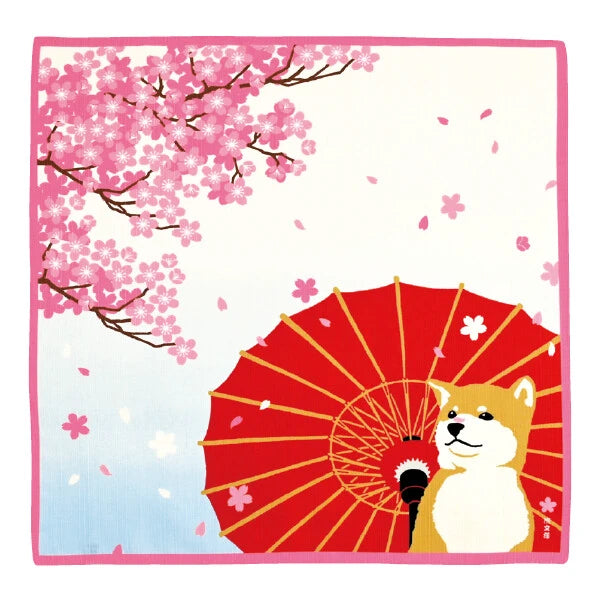 πΈβ¨ Transform Your Space: Exquisite Japanese Furoshiki/Poster πΌοΈ Maizakura & Mame-Shiba