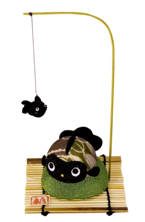 π π Handmade Chirimen Goldfish Mobile β Traditional Japanese Ornament