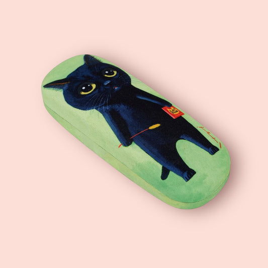 Cool Cats from Nara – Limited Edition Glasses Case🐱Black