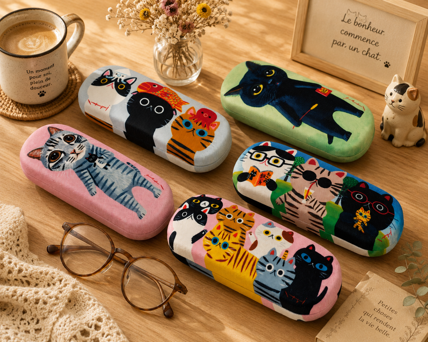Cool Cats from Nara – Limited Edition Glasses Case🐱From the sea