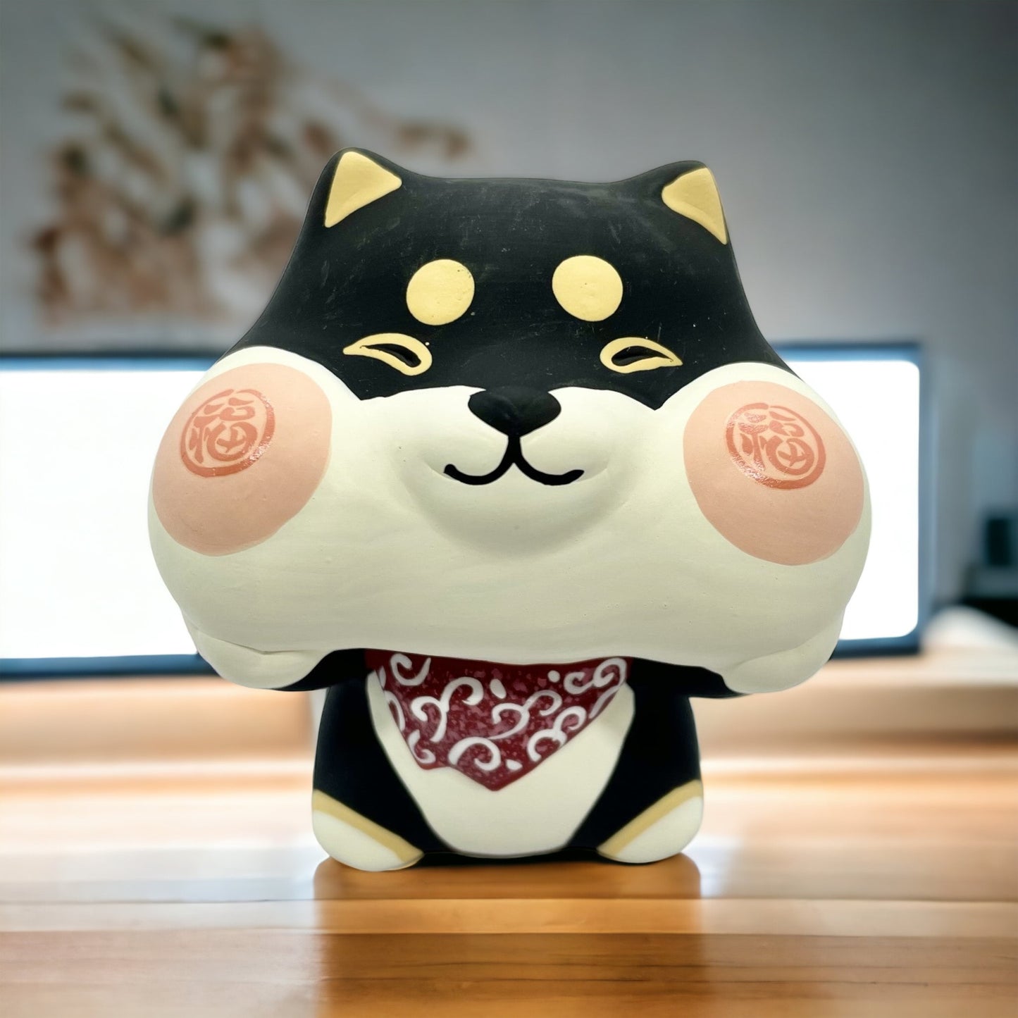 πΆβ¨ Handcrafted Fuku Dog Item That Brings Happiness ππ Black
