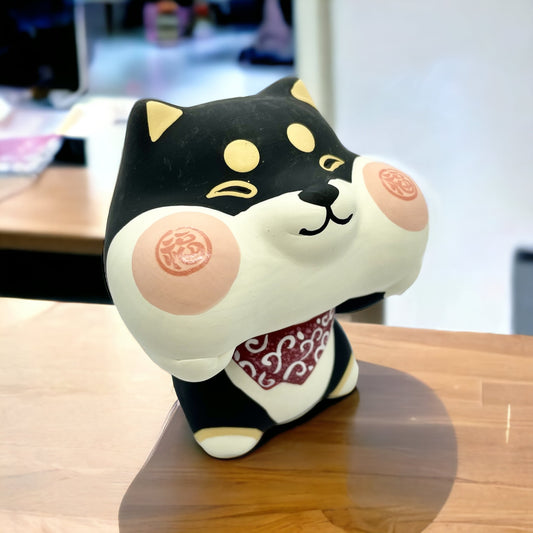 πΆβ¨ Handcrafted Fuku Dog Item That Brings Happiness ππ Black