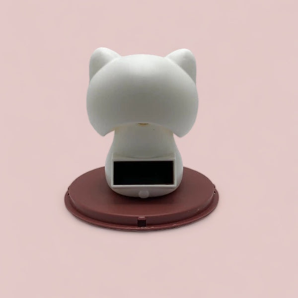 πLargeπ± Solar-Powered Nodding Cat: A Whimsical Touch of Japanese Charm πβ¨ (Eyes closed)