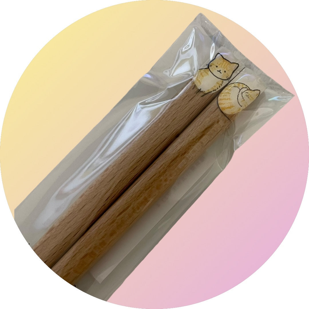 🐱💫 Transform Your Mealtime with Super Cute Cat Chopsticks! 🥢✨Made in Japan