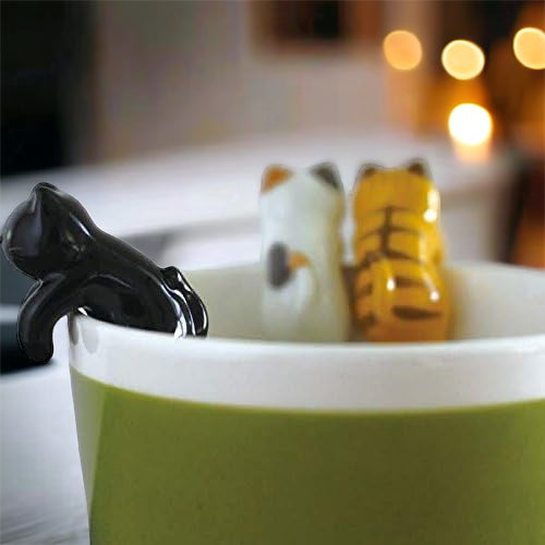 Charming Stirring Cat Spoon πΎβ¨ - A Little Feline Friend to Brighten Your Table