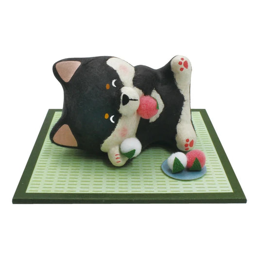 🌟🐶💤 Soundly Sleeping Dog On Tatami Japanese Paper Handcraft Item 🎁🎨 Glutton