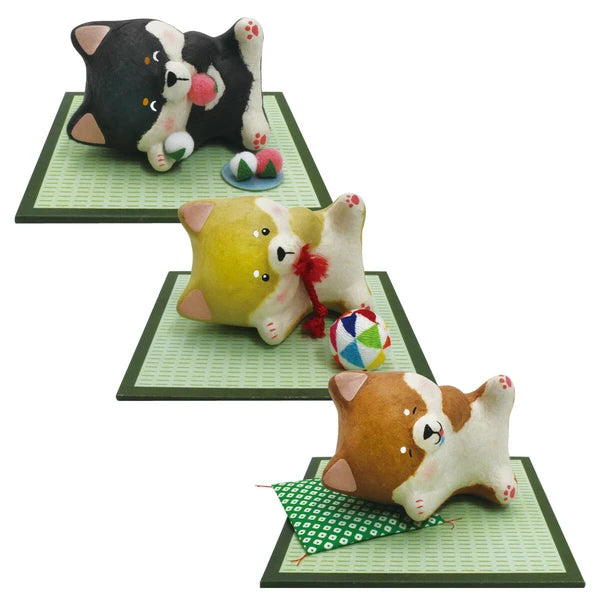 ππΆπ€ Soundly Sleeping Dog On Tatami Japanese Paper Handcraft Item ππ¨ Glutton