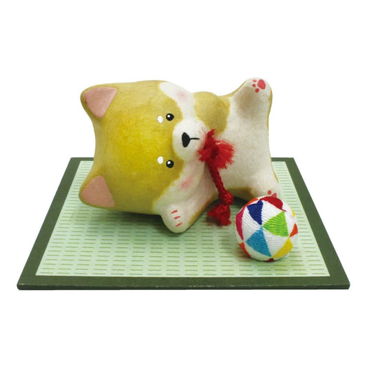 🌟🐶💤 Soundly Sleeping Dog On Tatami Japanese Paper Handcraft Item 🎁🎨 Neo-ochi