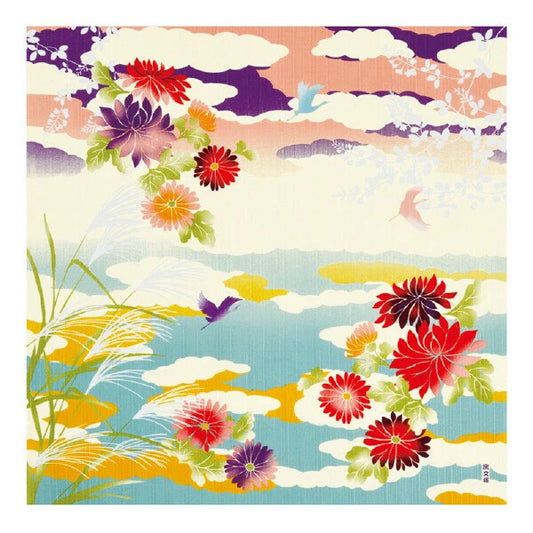 🌸✨ Transform Your Space: Exquisite Japanese Furoshiki/Poster 🖼️ Ekofu, Autumn dream