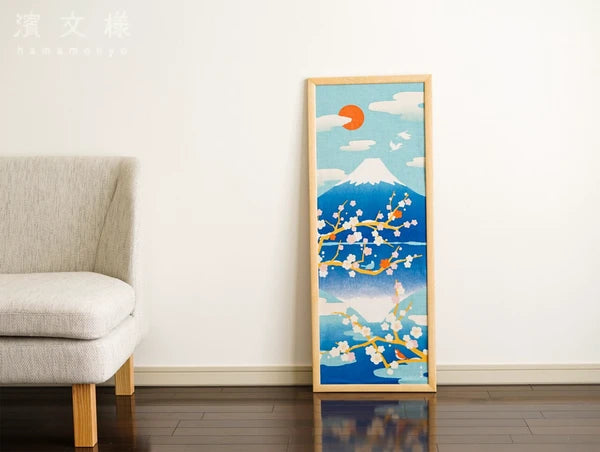π Essential 'Tenugui' for Every Home! β¨ Sakasa Fuji, Blue