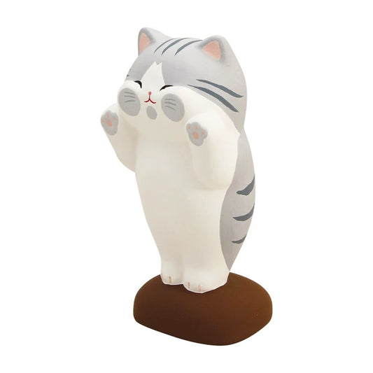 “Pettari Cat” – Handcrafted Ornament 🐾 Limited Edition! Gray🌟Window Pressing