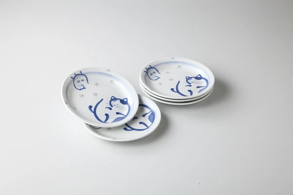 π±π€ Sleepy Cat Plate β Japanese Ceramic Dish