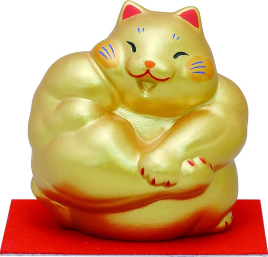 Large🏋️♂️💥 Power Up Your Decor with the Macho Cat Titan! 🏠 Side Chest