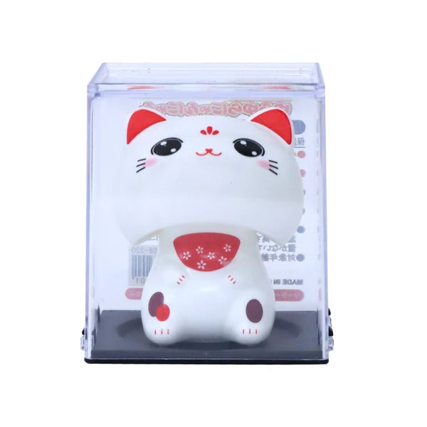 πMiniπ± Solar-Powered Nodding Cat: A Whimsical Touch of Japanese Charm πβ¨ (Eyes open)