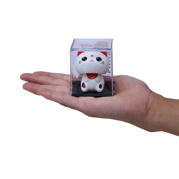 πMiniπ± Solar-Powered Nodding Cat: A Whimsical Touch of Japanese Charm πβ¨ (Eyes open)