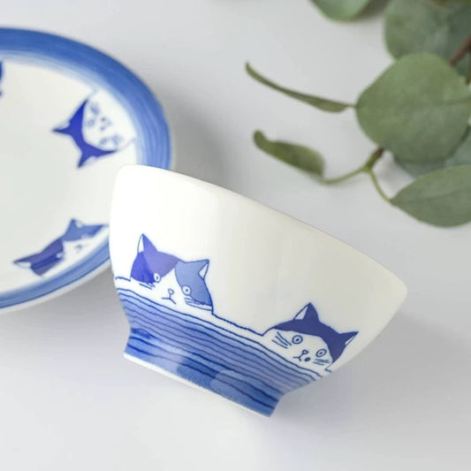 🐱🍚 SHICHITA Japanese Cat Rice Bowl – Made in Japan – 250ml