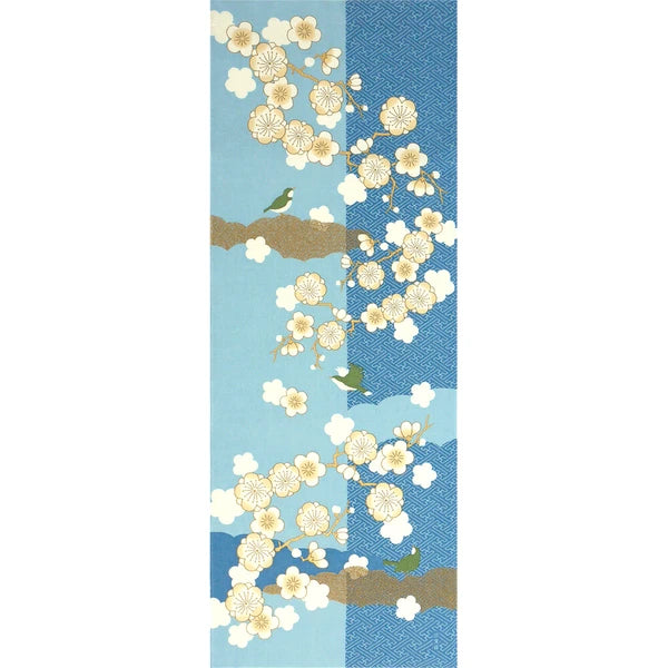 🏠 Essential 'Tenugui' for Every Home! ✨ White Plum & Bush Warbler