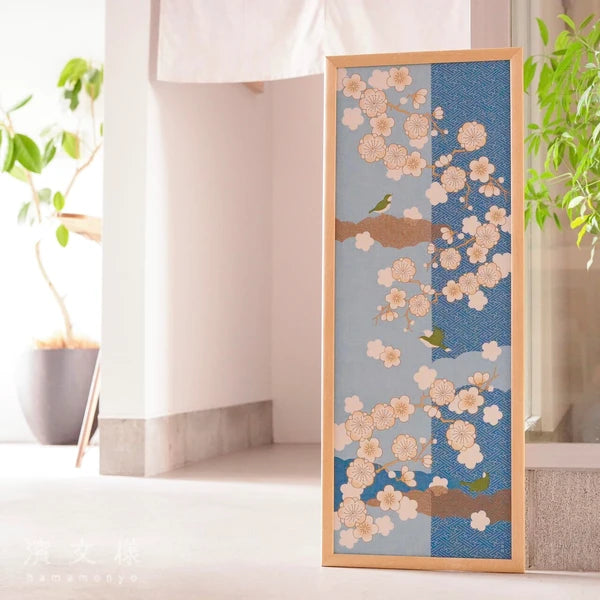 🏠 Essential 'Tenugui' for Every Home! ✨ White Plum & Bush Warbler