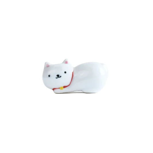 Handcrafted White Cat Ornament