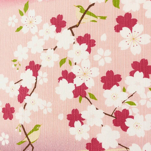 🌸✨ Transform Your Space: Exquisite Japanese Furoshiki/Poster 🖼️ "cherry blossoms and Japanese nightingale"