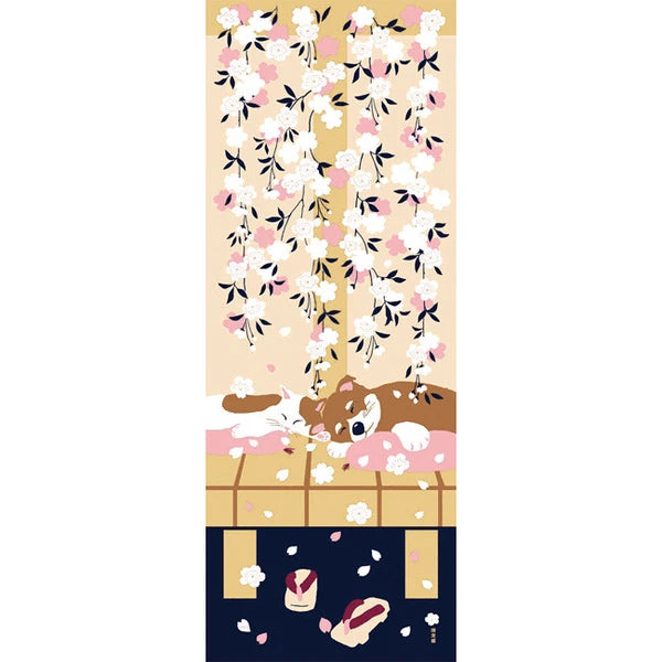 🏠 Essential 'Tenugui' for Every Home! ✨Mameshiba & Cat Spring