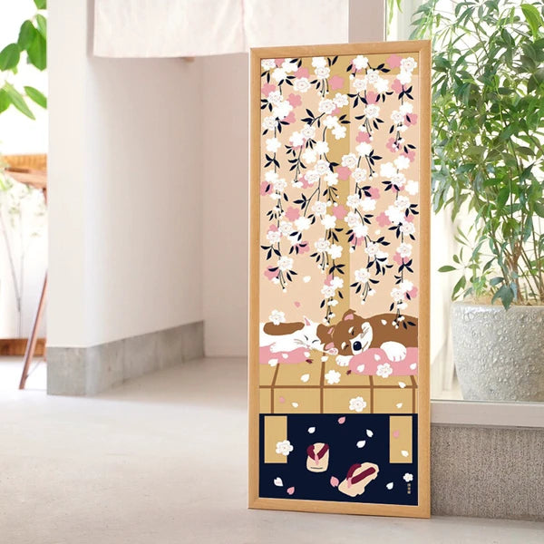 🏠 Essential 'Tenugui' for Every Home! ✨Mameshiba & Cat Spring