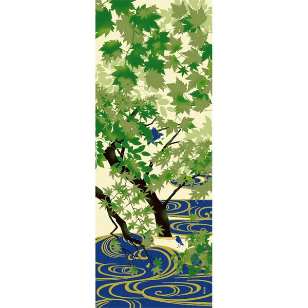 🏠 Essential 'Tenugui' for Every Home! ✨Water Pattern & Spring Green