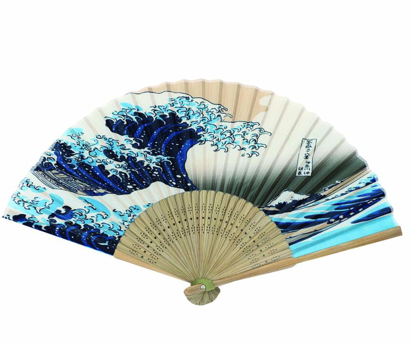 🌊🗻 The Great Wave Folding Fan 🗻🌊
