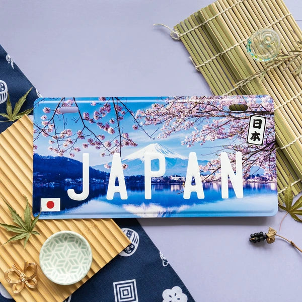 🗾🚗 Japan Decorative License Plate – Japanese Wall Art Fuji