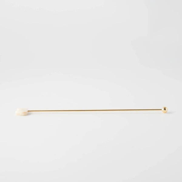 🐱✨ Gold Cat Charm Stirrer – Made in Japan
