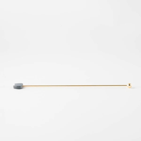 🐱✨ Gold Cat Charm Stirrer – Made in Japan