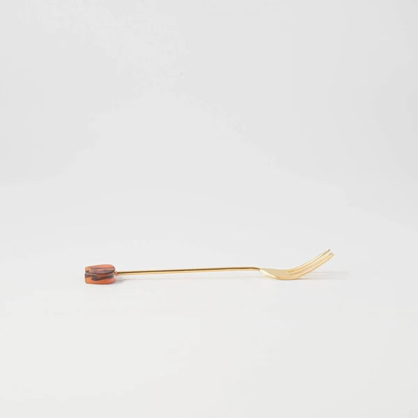 🐱FORK✨ Gold Cat Charm Cutlery – Made in Japan