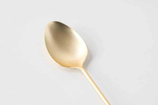 🐱 SPOON✨ Gold Cat Charm Cutlery – Made in Japan