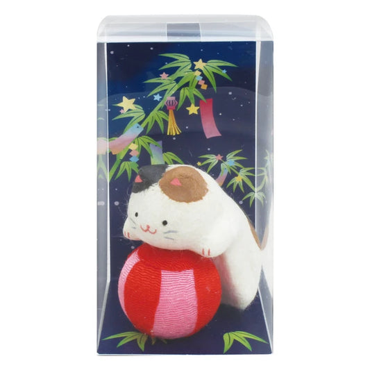 Handmade Washi Lucky Cat Summer Scene 🐱 P-CASE