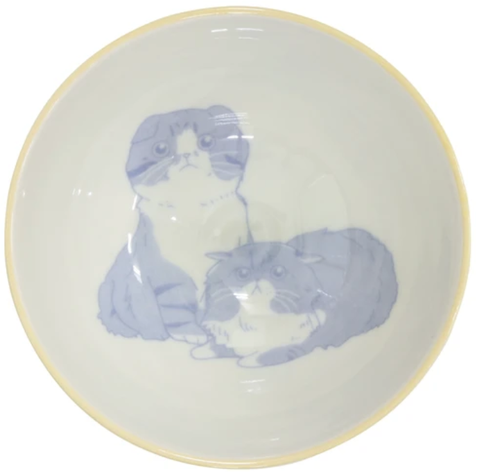 🐱🍚 Made in Japan Cute Cat Rice Bowl Pink