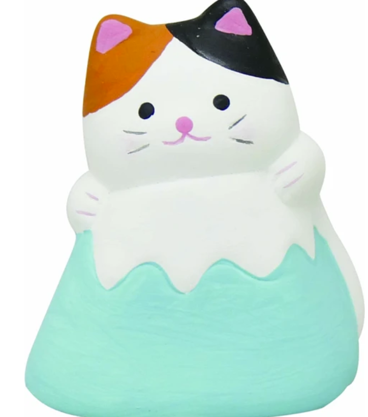🐱🗾🍀 Japanese Landmarks Cat Omikuji – Fortune Figurine & Souvenir