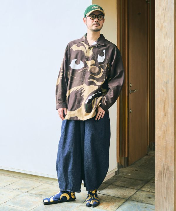 🪁 Soaring Kite Sashiko Shirt 🪁 BR MUSYA