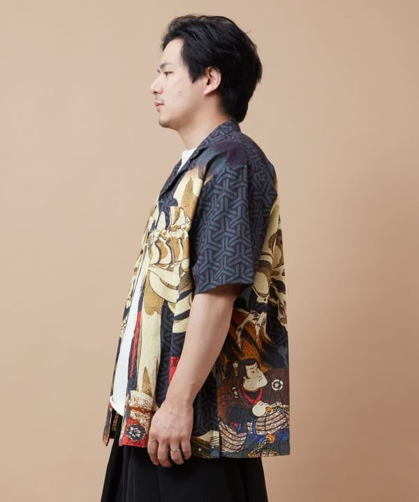 XL👘Ukiyo-e Inspired Japanese Aloha Shirt🌸