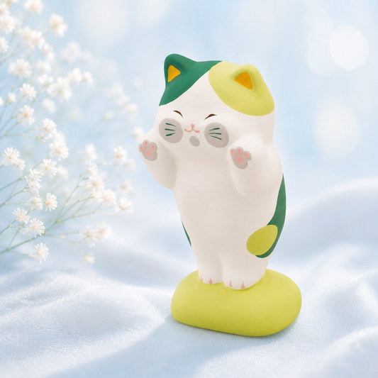 “Pettari Cat” – Handcrafted Ornament 🐾 Limited Edition! Lime pettari🌟Window Pressing