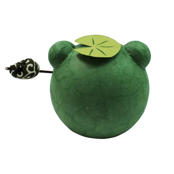 🐸 Lucky “Safe Return” Washi Frog Ornament ✨ Small