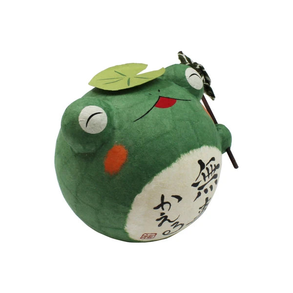 🐸 Lucky “Safe Return” Washi Frog Ornament ✨ Small