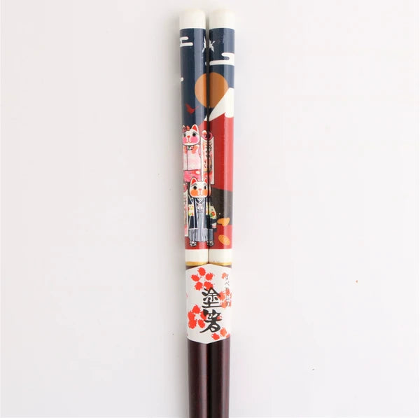 🐱Whimsical Magic Cat Chopsticks🍴Traditional Japanese Elegance Meets Cats!