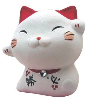 Lucky Charms: Handcrafted Maneki Feng shui Neko Cat for Every Aspiration