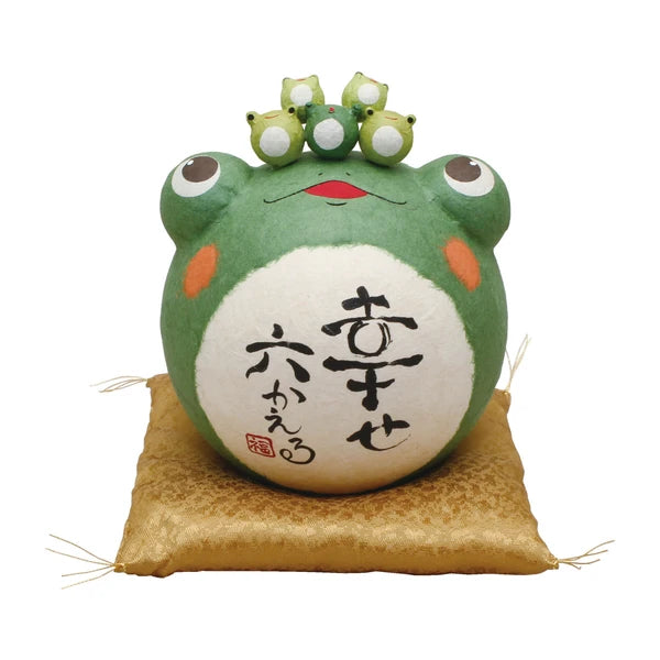 🐸 Lucky Frog Family Ornament – Welcoming Happiness Small