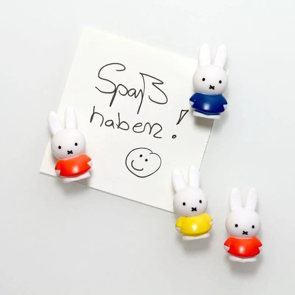 🐰🧲✨ Miffy Magnet Set – 4 pcs (Mix / Pastel)