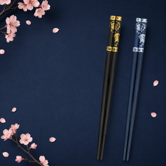 🥢⚡ Fujin &amp; Raijin Chopsticks – Made in Japan 22.5cm