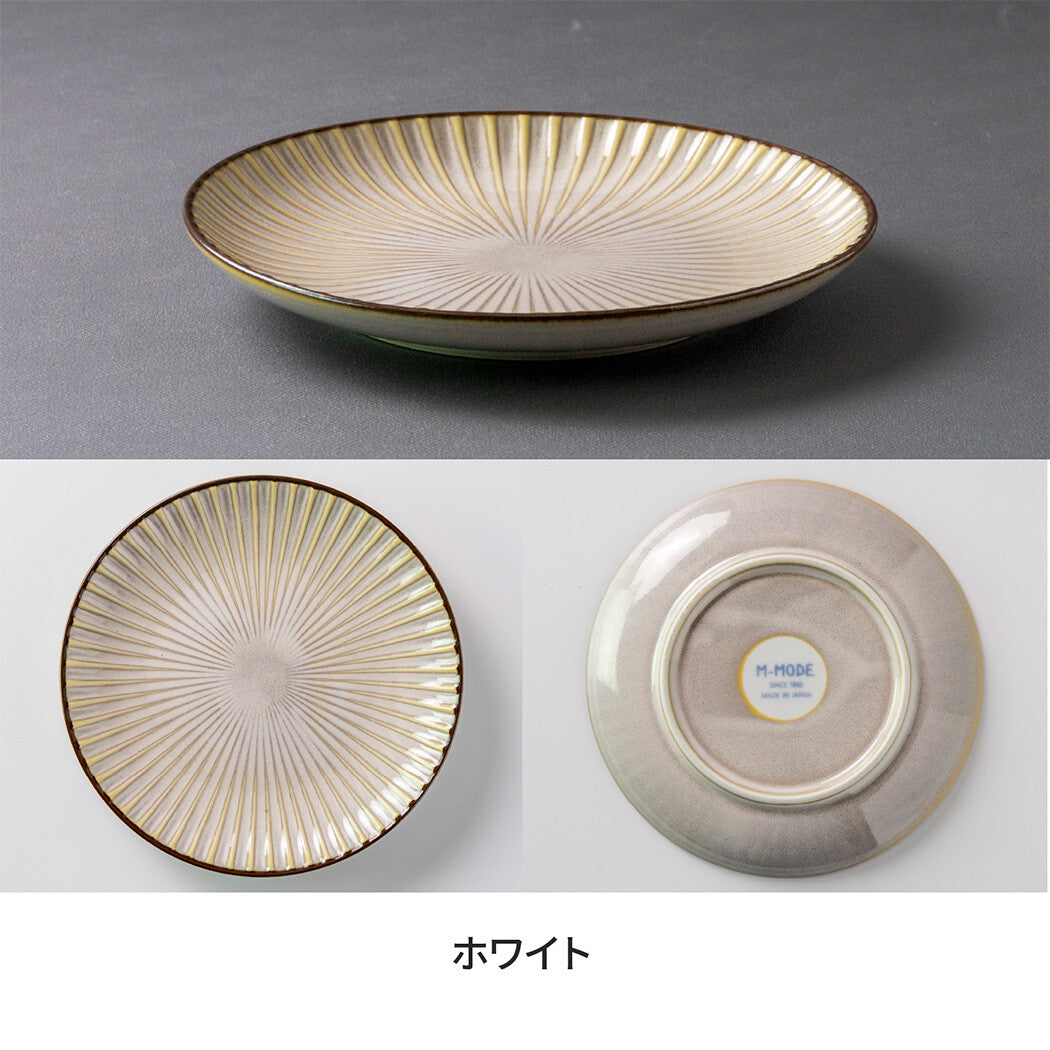 🌀 Sendan Japanese Craft Plate 🌀 Mino ware Main Plate